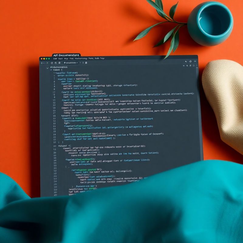 Pagina di documentazione API con syntax highlighting in modalità dark slate